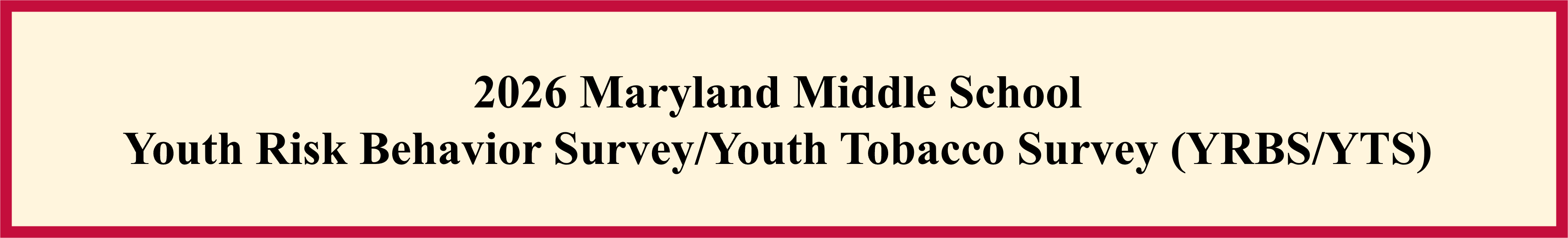 MD MS YRBS Banner